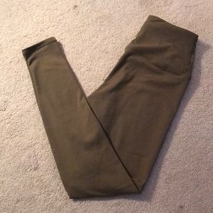 Saski collection high waisted Khaki  leggings